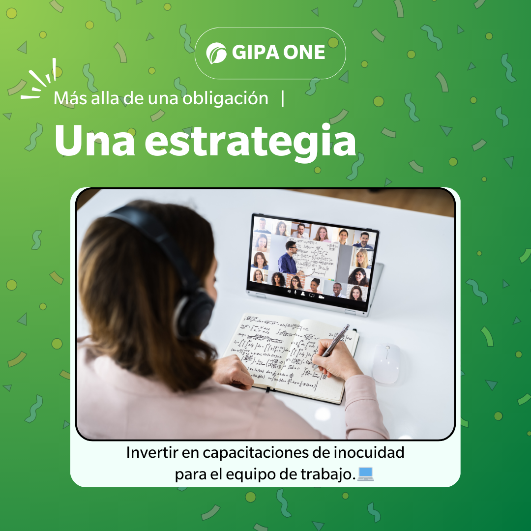 Invertir en capacitaciones de inocuidad para el equipo de trabajo
